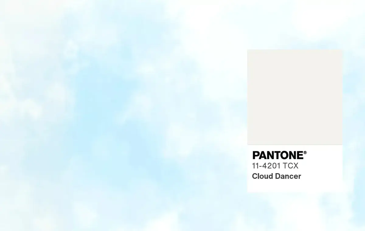 رنگ سال ۱۴۰۵ پنتون؛ معرفی رنگ Cloud Dancer و ویژگی‌های آن