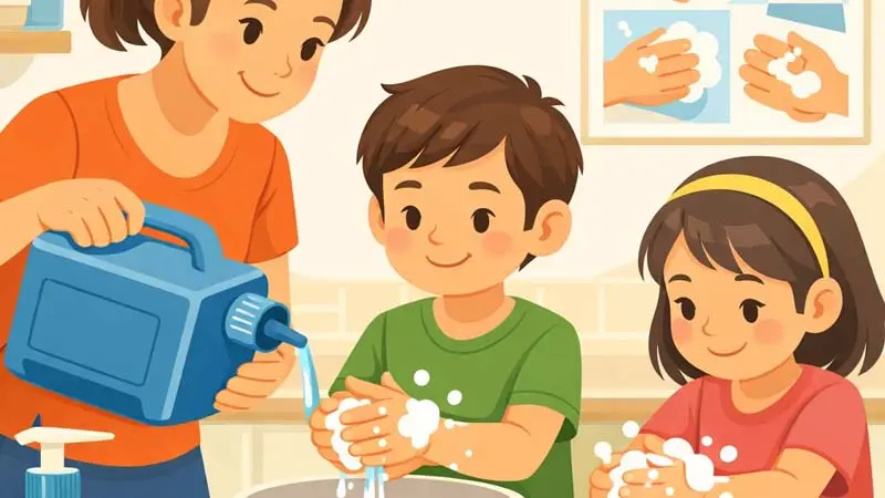 مدیریت بهداشت کودکان در بحران کم‌آبی و بحران آب