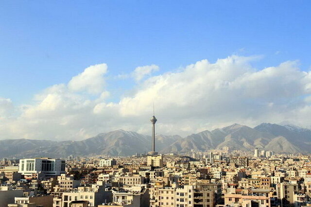 پیش بینی تغییرات جوی تهران در پنج روز آینده با افزایش ابر و باد
