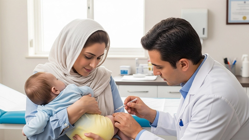 اهمیت حیاتی واکسیناسیون نوزاد برای سلامت فرد و جامعه