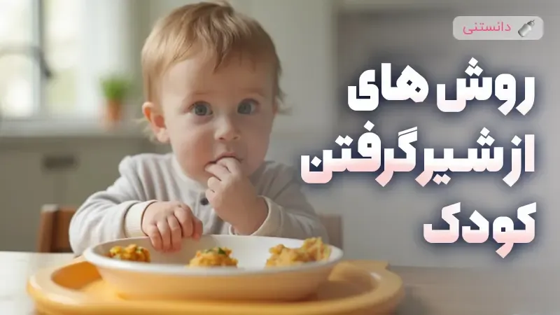 روش‌های اصولی از شیر گرفتن کودک در سنین مختلف