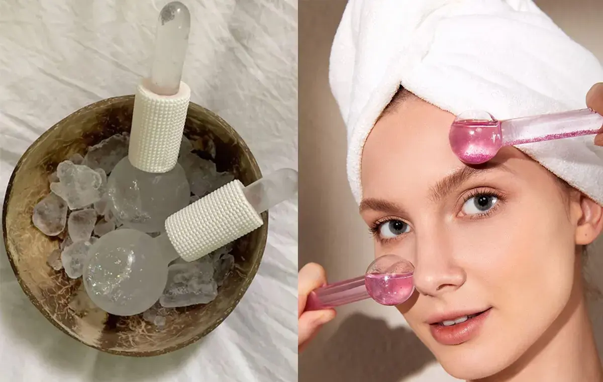 آیس بال چیست و چگونه سلامت پوست را بهبود می‌دهد با دقت