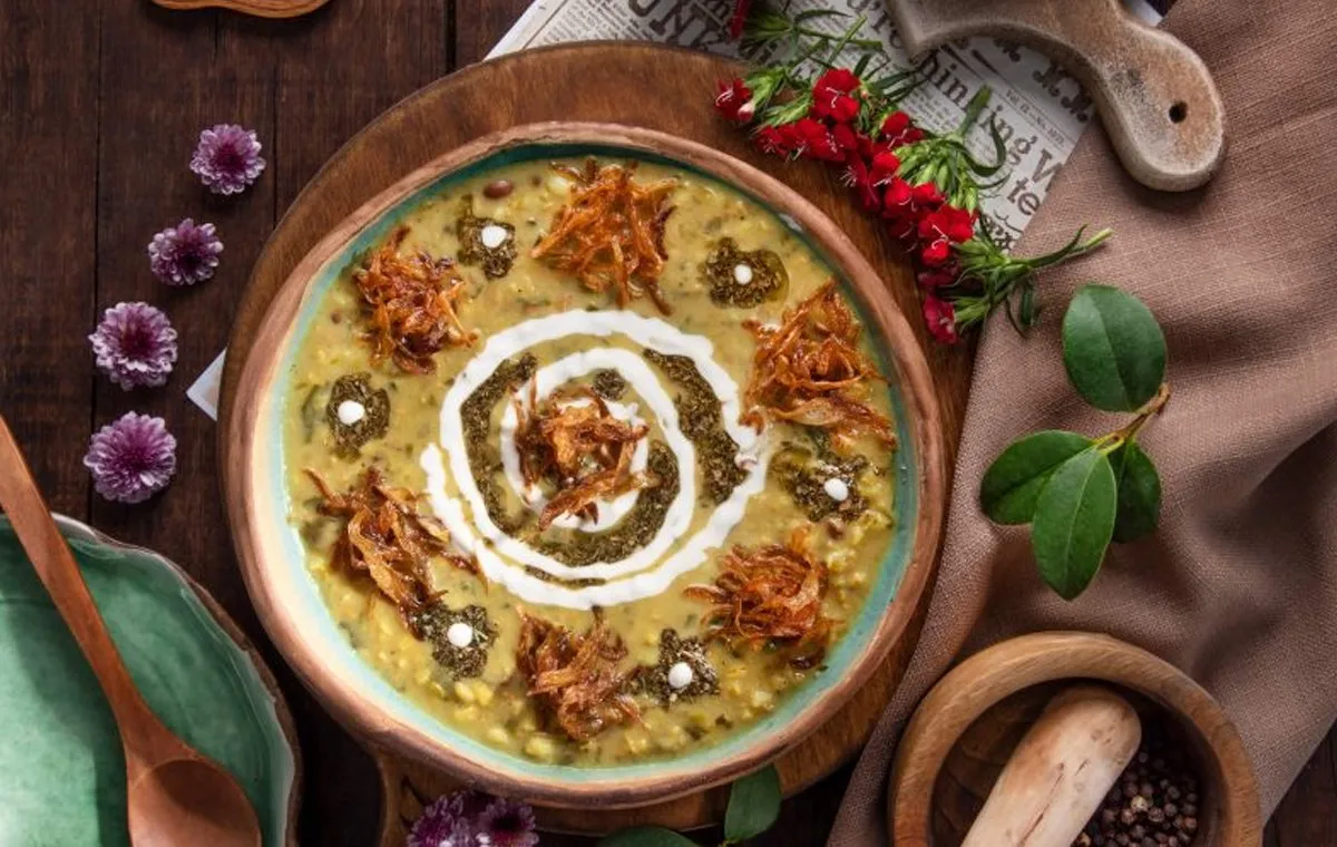 آموزش کامل تهیه آش گندم سنتی برای مجالس و دورهمی‌ها