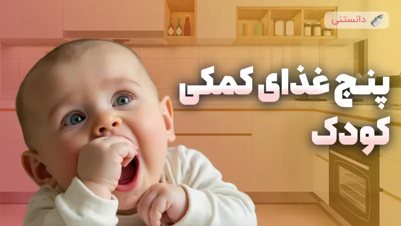 پنج نوع غذای کمکی سالم و مغذی برای رشد کودک