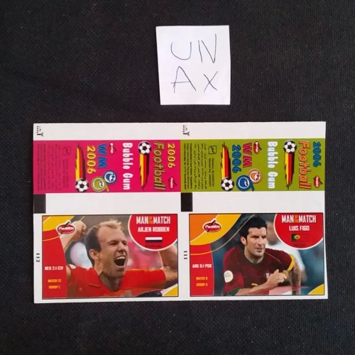 فروش بلوک عکس آدامس فوتبالی نایاب برش نخورده