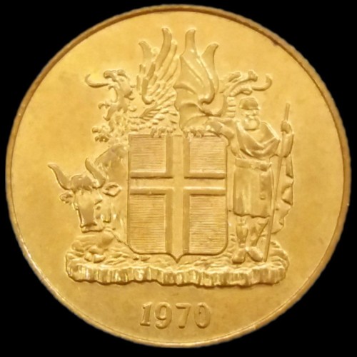 خرید سکه کرونا کمیاب ۱۹۷۰ ایسلند گالری بخشایش