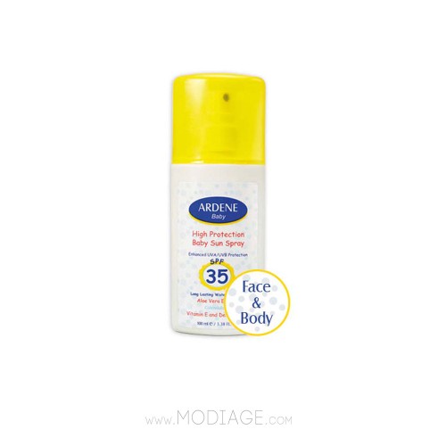 اسپری ضد آفتاب کودکان SPF35 آردن | محافظت کامل