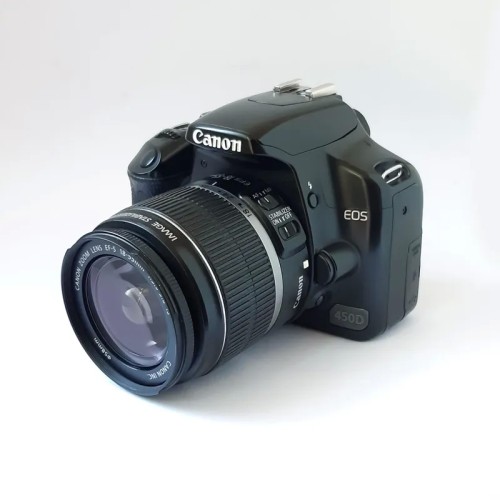 فروش دوربین کانن Canon 450D با لنز و باتری‌های اضافی