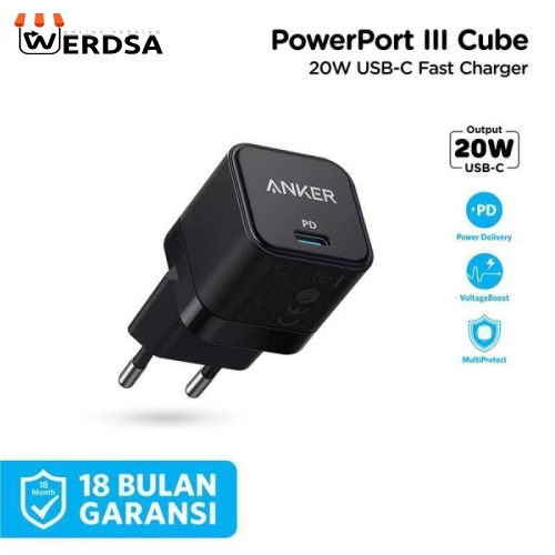 شارژر دیواری انکر مدل PowerPort III A2149 Cube