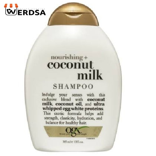 شامپو مو او جی ایکس مدل Coconut Milk حجم 385 میلی لیتر