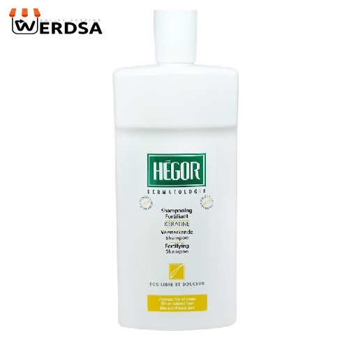 شامپو تقویت کننده مو هگور مدل KERATINE حجم 500 میلی لیتر