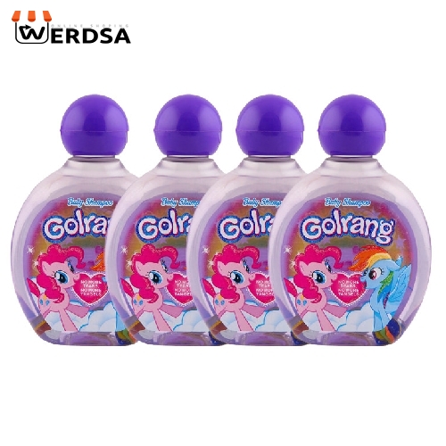 شامپو بچه گلرنگ مدل purple وزن 210 گرم مجموعه 4 عددی