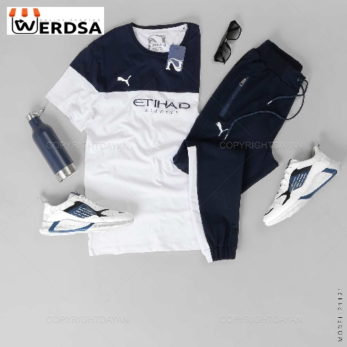 ست تیشرت و شلوار مردانه Puma مدل 21121