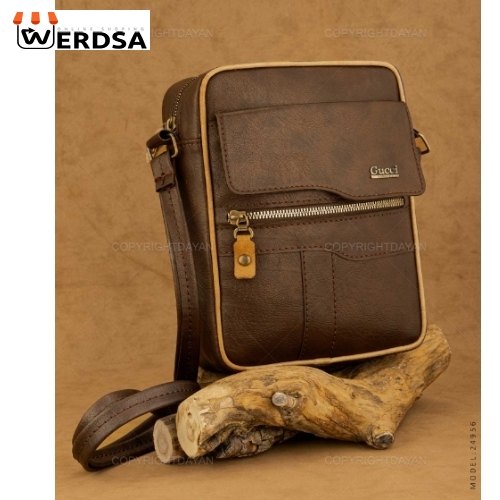 کیف دوشی Gucci مدل 24956 با طراحی مدرن و لوکس