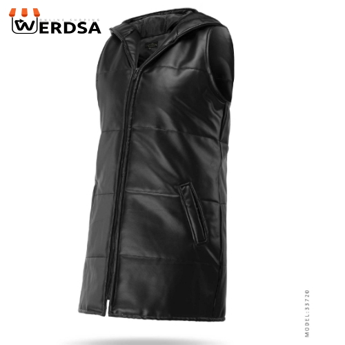 پافر چرم زنانه Pink مدل 33720 با طراحی شیک و راحت