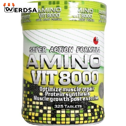 قرص آمینو ویت 8000 ویتاپی بسته 325 عددی