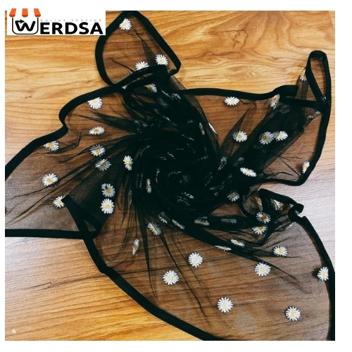 روسری زنانه مینی اسکارف بابونه، مدل خاص و شیک