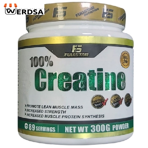 پودر کراتین مونوهیدرات فول استار 300 گرم
