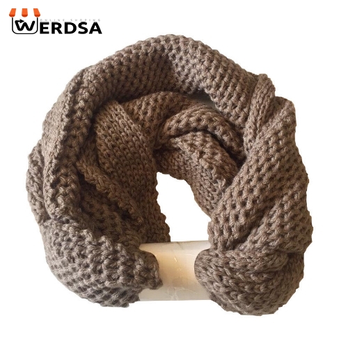 شال گردن بافتنی زنانه مدل رینگی - گرم و شیک