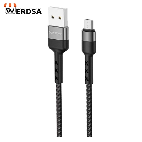 کابل تبدیل USB به microUSB بروفون مدل BX34 طول 1 متر