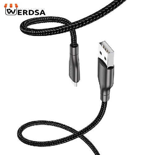 کابل تبدیل USB به microUSB بروفون مدل BX45 طول 1 متر