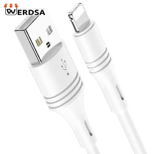کابل تبدیل USB به لایتنینگ بروفون مدل BX43 طول 1 متر