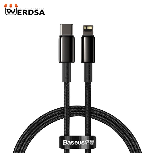 کابل تبدیل USB-C به لایتنینگ باسئوس مدل 20W J_01BA طول 1 متر