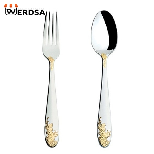 قاشق و چنگال ناب استیل مدل امپریال