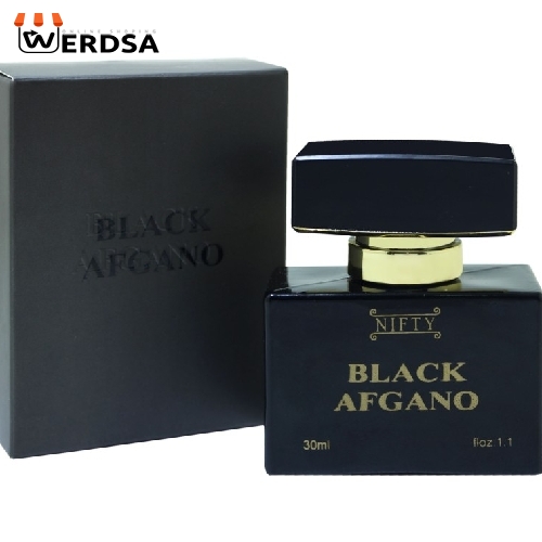 عطر جیبی مردانه نیفتی مدل بلک افغان حجم 30 میلی لیتر