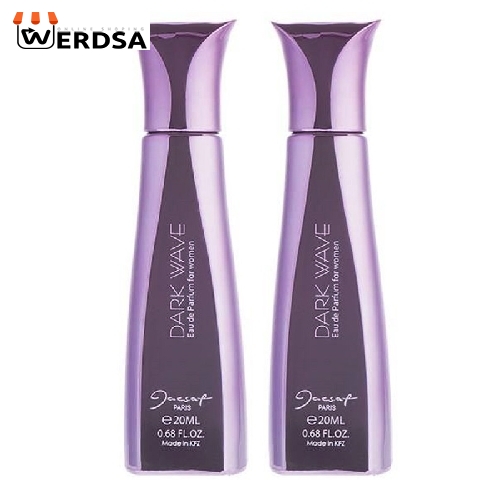 عطر جیبی زنانه ژک ساف مدل Dark Wave حجم 20 میلی لیتر بسته 2 عددی