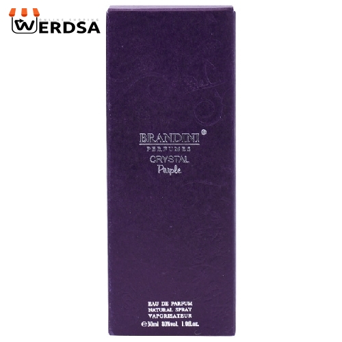 عطر جیبی زنانه برندینی مدل Purple Crystal حجم 25 میلی لیتر