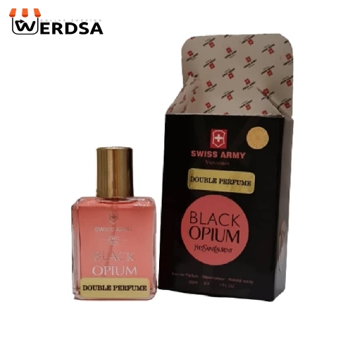 عطر جیبی زنانه سوئیس آرمی مدل Black Opium حجم 30 میلی لیتر