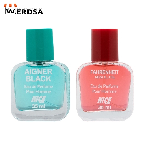 عطر جیبی نایس پاپت مدل Fahrenheit حجم 35 میلی لیتر به همراه عطر جیبی مردانه نایس پاپت مدل Aigner Black حجم 35 میلی لیتر