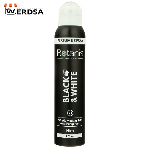 اسپری بدن مردانه مدل Black &White حجم 175 میلی لیتر