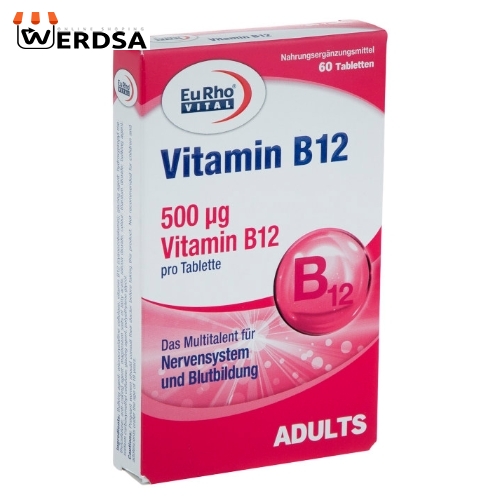 قرص ویتامین B12 یوروویتال بسته 60 عددی با کیفیت بالا