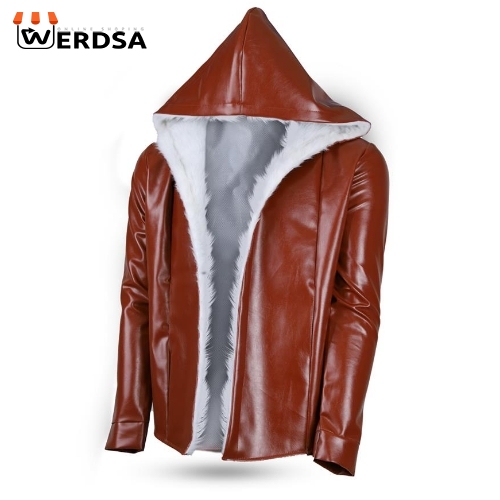 خرید شنل چرم مردانه Brown مدل 2756