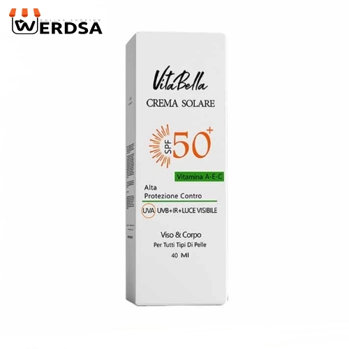 کرم ضد آفتاب ویتابلا SPF 50، محافظت کامل