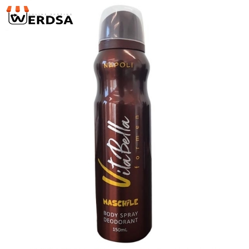 اسپری بدن ویتابلا مردانه مدل NAPOLI