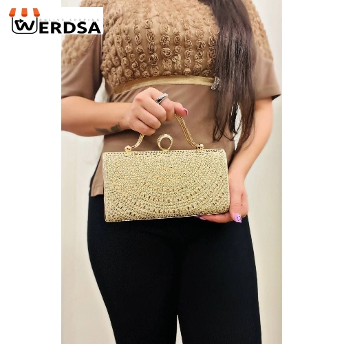 کیف مجلسی زنانه دهنه انگشتی کد 8/42