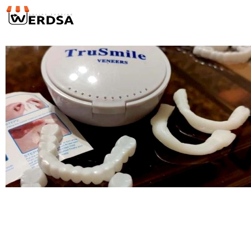 لمینت متحرک ترو اسمایل اصلی 2024 با نوار چسب مخصوص سفید کننده دندان