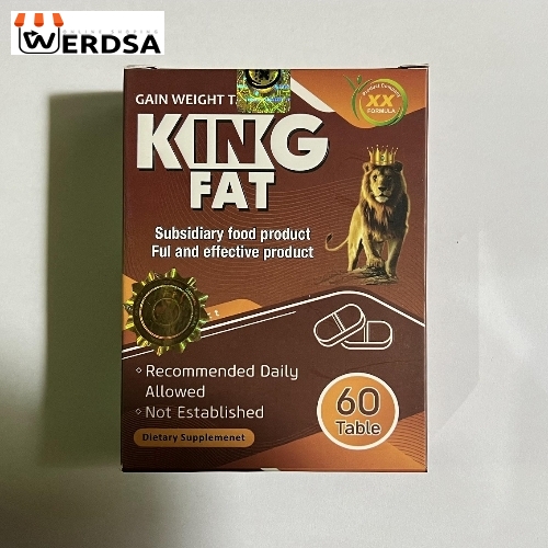 قرص افزایش وزن کینگ فت 60 عددی King Fat