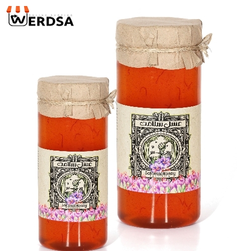 عسل زعفرانی نیم کیلویی