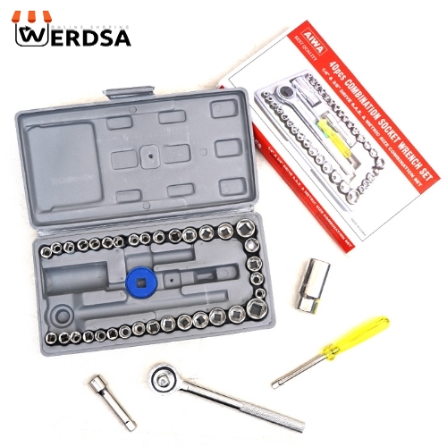 مجموعه آچار بکس 40 عددی مدل Aiwa