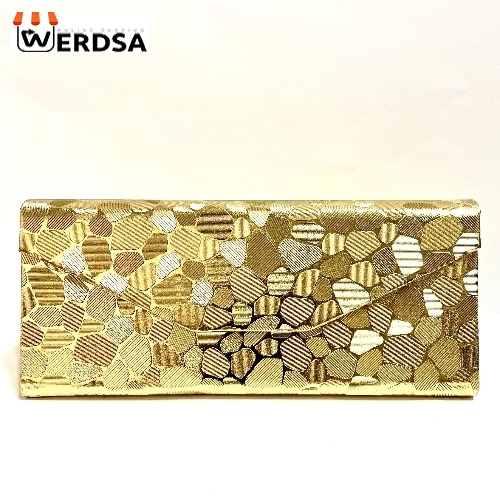 کاور عینک حرفه ایی سبک با قابلیت جمع شدن حالت اسکناس طلایی
