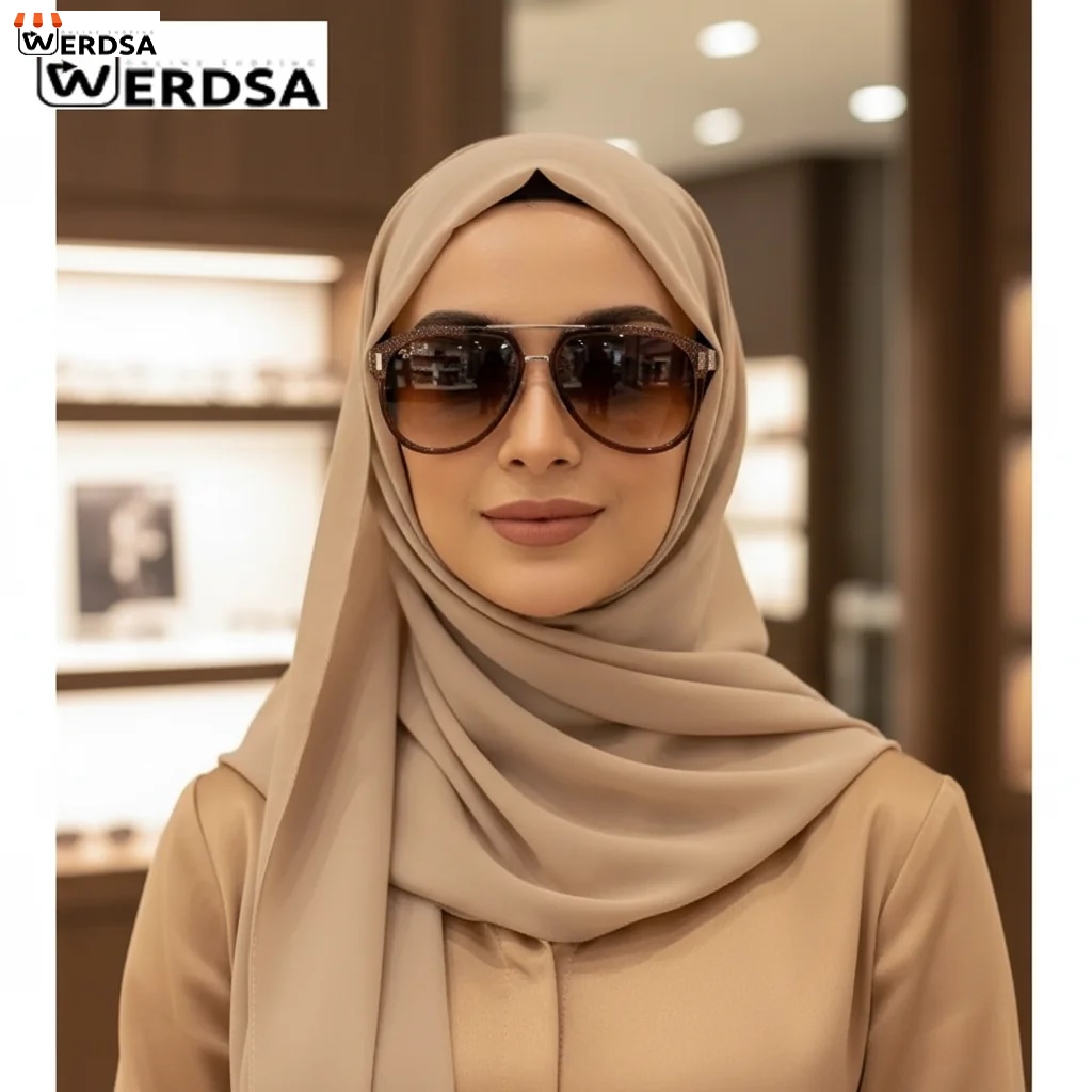 عینک افتابی زنانه ری بن کد 1689AL