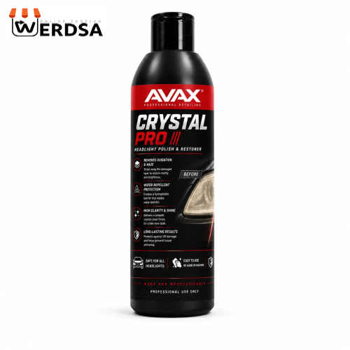 پولیش و احیاکننده چراغ خودرو اواکس مدل Crystal-Pro حجم 250 میلی‌لیتر