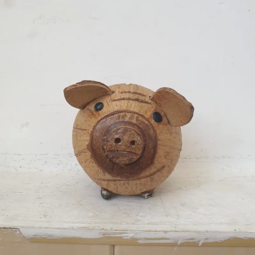 خرید قلک کاردستی پوست نارگیل هنر دست وردسا