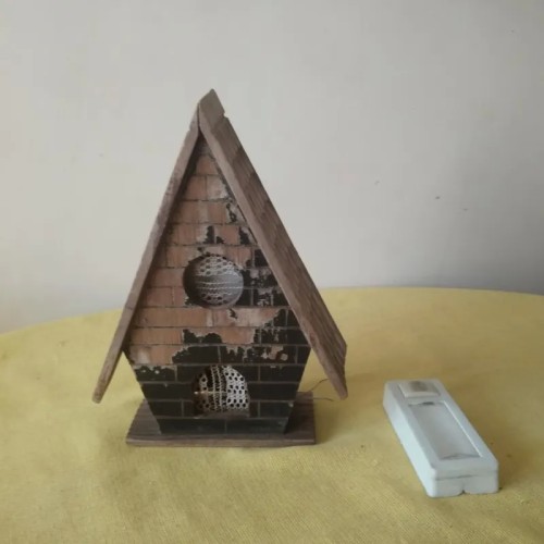 فروش زنگ بلبلی قدیمی چوبی با شستی و نوستالژی دهه 60