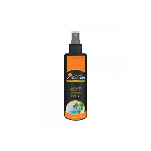 روغن آفتاب SPF7 مدیسان، محافظت و برنزه کردن پوست