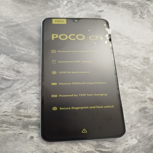 فروش گوشی poco c71 آکبند با گارانتی و کد فعالسازی